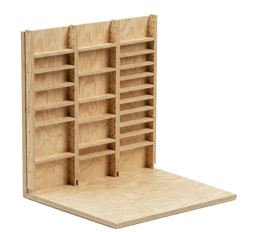 Geïntegreerde planken