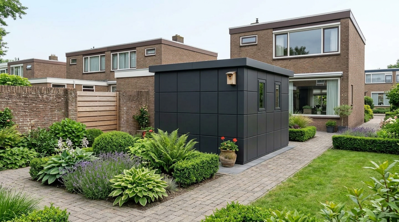 Kinsaa schuur met zijraam